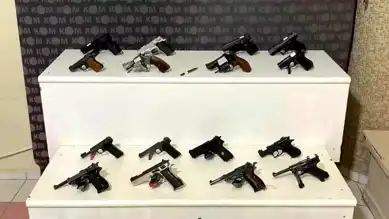 Kırıkkale'de Büyük Silah Operasyonu: 16 Tabanca Ele Geçirildi