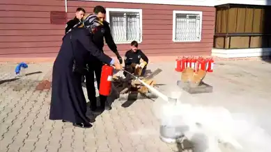 Kırıkkale'de Yangın Güvenliği Eğitimi