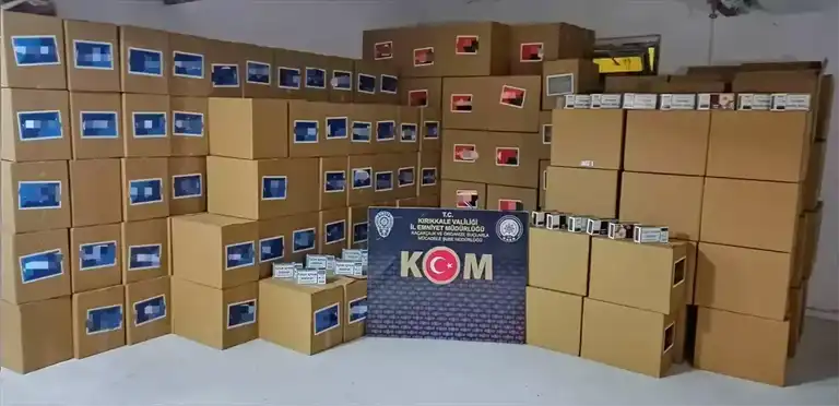 Kırıkkale'de 2 Milyon Makaron Ele Geçti!