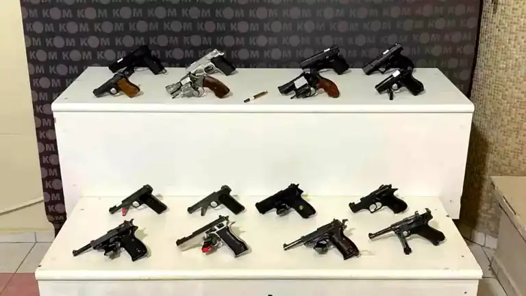 Kırıkkale'de Büyük Silah Operasyonu: 16 Tabanca Ele Geçirildi
